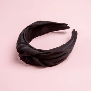 NEW THE BEACHWAVER CO. Black Knotted Headband